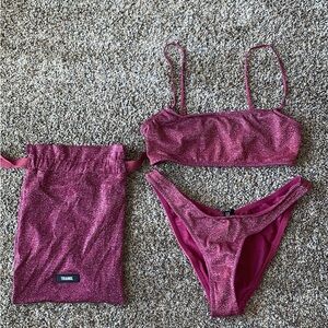Triangl Mica Plum Sparkle Bikini Set